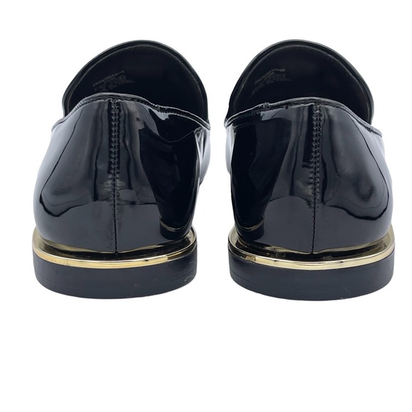ZARA | Tasseled Black Patent Leather Style Loafer Flats | Size US 6.5 / EUR 37 - Picture 9 of 13